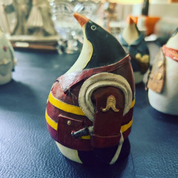 Penguins going to work. Six Miniature tradesmen, a doctor, postman, fireman, etc - Picture 7 of 9